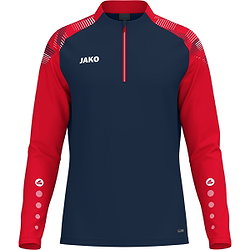 Jako Sonic Ziptop Heren - Marine / Rood