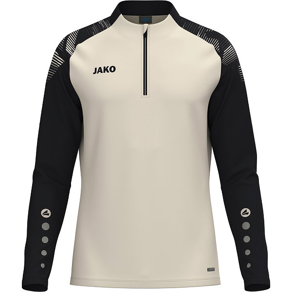 Jako Sonic Ziptop Hommes - Off White / Noir