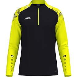Jako Sonic Ziptop Kinderen - Zwart / Fluogeel