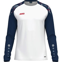 Présentation: Jako Sonic Longsleeve Hommes - Blanc / Marine / Rouge