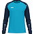 Jako Sonic Longsleeve Hommes - Aqua / Marine