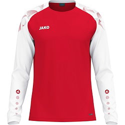 Vorschau: Jako Sonic Longsleeve Herren - Rot / Weiß