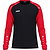Jako Sonic Longsleeve Kinder - Schwarz / Rot