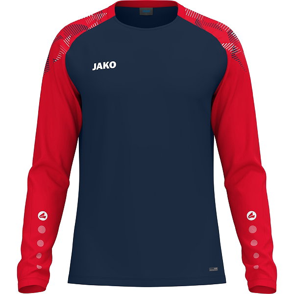 Jako Sonic Longsleeve Enfants - Marine / Rouge