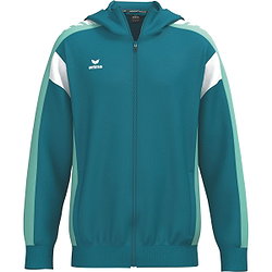 Erima Celebrate 125 Trainingsjacke Mit Kapuze Kinder - Tahitian Blue / Mintgrün