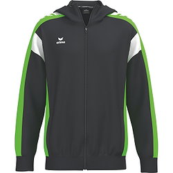 Erima Celebrate 125 Trainingsjacke Mit Kapuze Kinder - Schwarz / Green Gecko