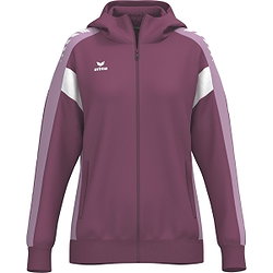 Erima Celebrate 125 Trainingsjacke Mit Kapuze Damen - Burgundy / Lavender