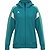 Erima Celebrate 125 Veste D'entraînement À Capuche Femmes - Tahitian Blue / Vert Menthe