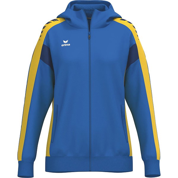 Erima Celebrate 125 Veste D'entraînement À Capuche Femmes - New Royal / Jaune