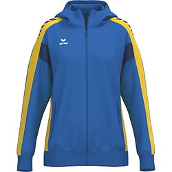 Erima Celebrate 125 Trainingsjacke Mit Kapuze Damen - New Royal / Gelb