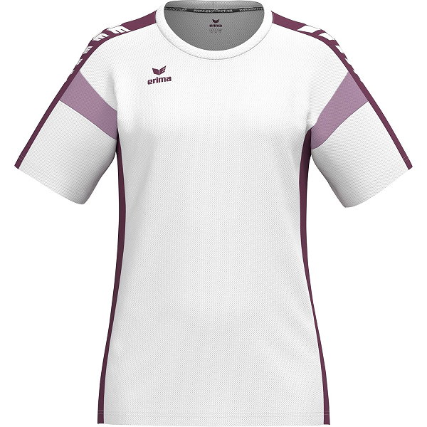 Erima Celebrate 125 T-Shirt Femmes - Blanc / Burgundy