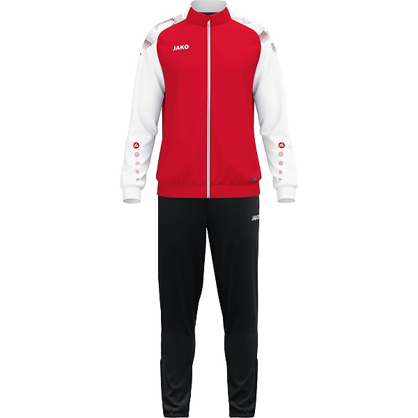 Jako Sonic Trainingsanzug Polyester Herren - Rot / Weiß