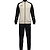 Jako Sonic Trainingsanzug Polyester Herren - Off White / Schwarz