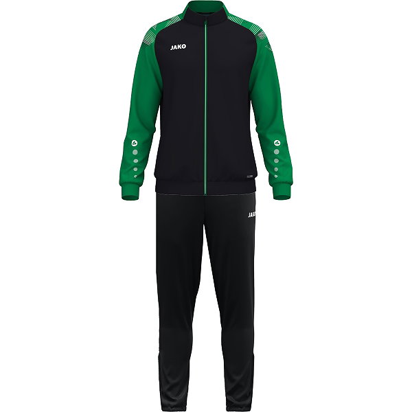 Jako Sonic Trainingsanzug Polyester Herren - Schwarz / Grün