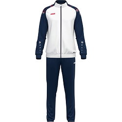 Jako Sonic Trainingsanzug Polyester Kinder - Weiß / Marine / Rot