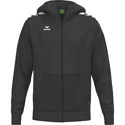 Vorschau: Erima Cmpt Wings Hooded Full Zip Kinder - Schwarz