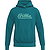 Erima Retro Kapuzenpullover Kinder - Tahitian Blue