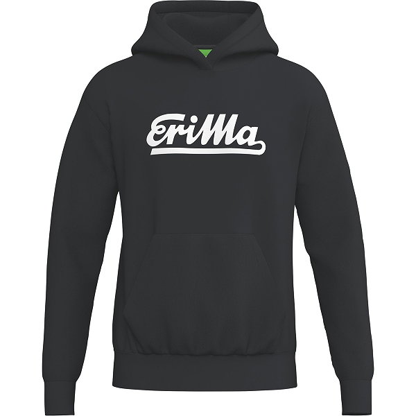 Erima Retro Kapuzenpullover Kinder - Schwarz