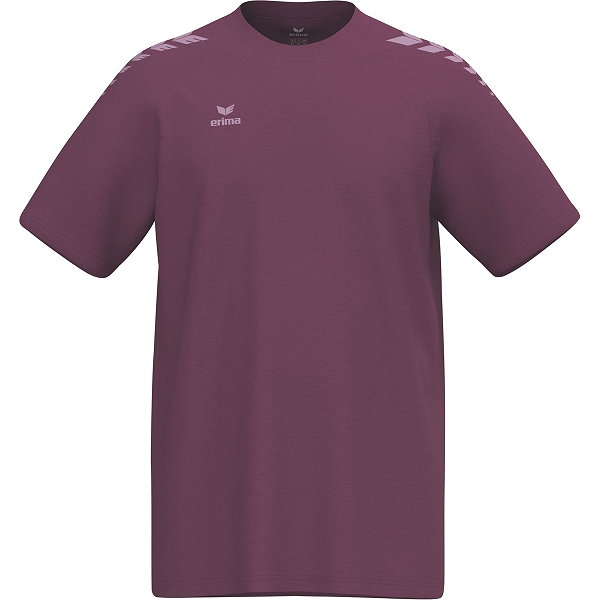 Erima Cmpt 3 Wings T-Shirt Hommes - Burgundy / Lavender