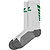 Erima Six Wings Trainingssokken - Wit / Smaragd