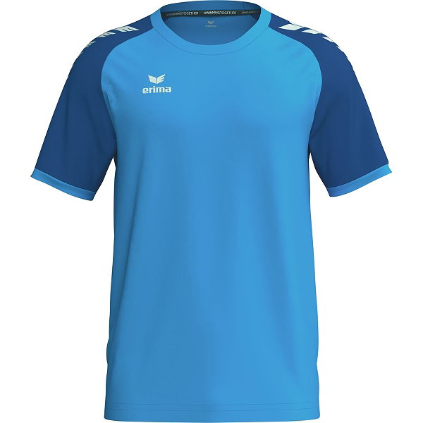 Erima Wings Maillot À Manches Courtes Hommes - Curaçao / New Royal
