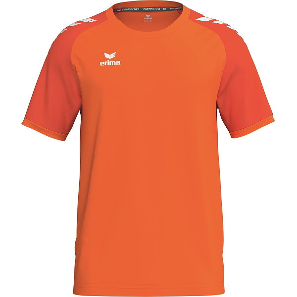 Erima Wings Maillot À Manches Courtes Hommes - Orange / Mandarine
