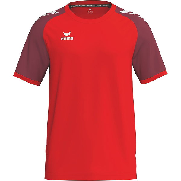 Erima Wings Maillot À Manches Courtes Enfants - Rouge