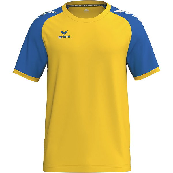 Erima Wings Trikot Kurzarm Kinder - Gelb / New Royal