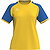 Erima Wings Trikot Kurzarm Damen - Gelb / New Royal