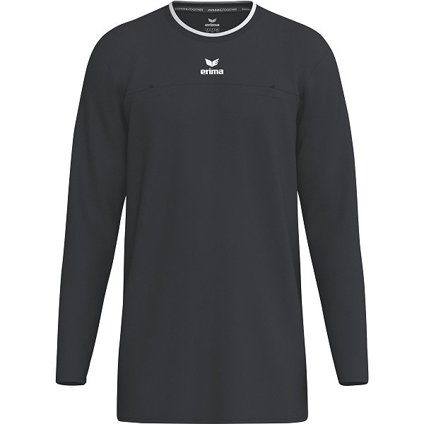 Erima Referee Maillot Arbitre Ml Enfants - Noir
