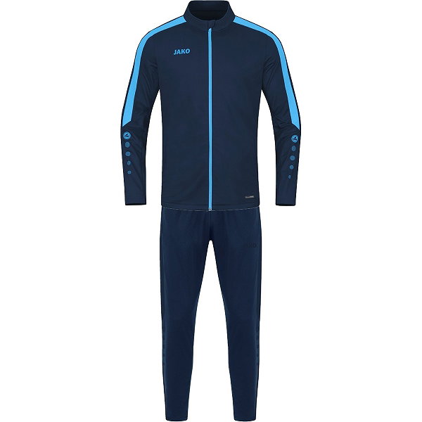 Jako Power Trainingsanzug Polyester Herren - Marine / Skyblue