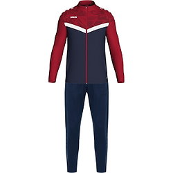 Jako Iconic Survêtement Polyester Hommes - Marine / Rouge Chili