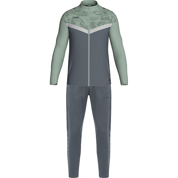 Jako Iconic Survêtement Polyester Enfants - Gris Tendre / Vert Menthe / Anthra Light