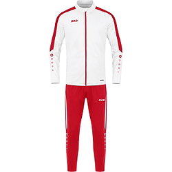 Jako Power Trainingspak Polyester Dames - Wit / Rood