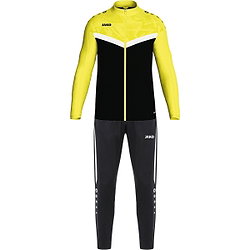 Jako Iconic Trainingspak Polyester Kinderen - Zwart / Zachtgeel