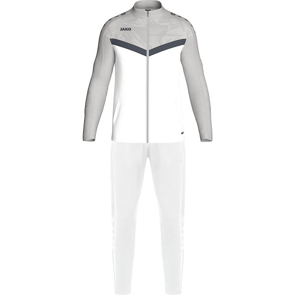Jako Iconic Survêtement Polyester Enfants - Blanc / Gris Tendre