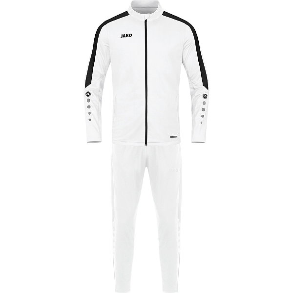 Jako Power Trainingsanzug Polyester Kinder - Weiß