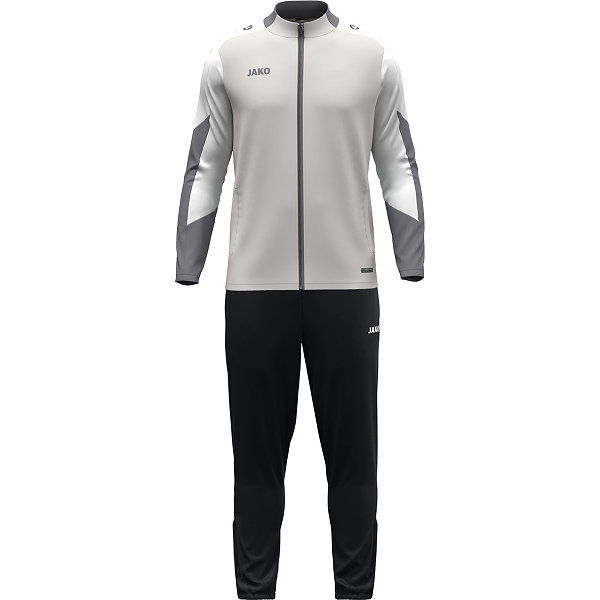 Jako Dynamic Trainingsanzug Polyester Herren - Hellgrau / Weiß / Grau