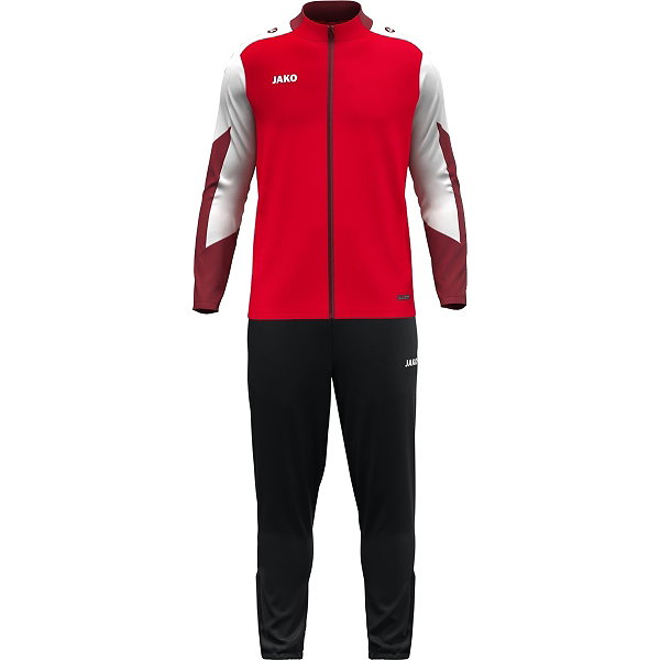 Jako Dynamic Survêtement Polyester Enfants - Rouge / Blanc / Tango Rouge