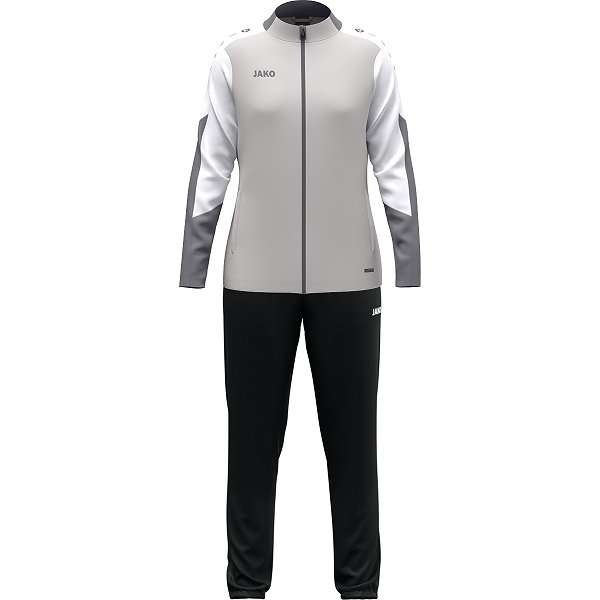 Jako Dynamic Trainingsanzug Polyester Damen - Hellgrau / Weiß / Grau