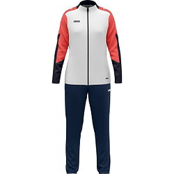 Jako Dynamic Trainingsanzug Polyester Damen - Weiß / Koralle / Marine