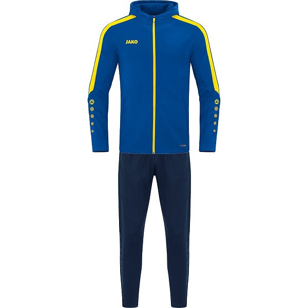 Jako Power Survêtement Polyester À Capuchon Femmes - Royal / Citron