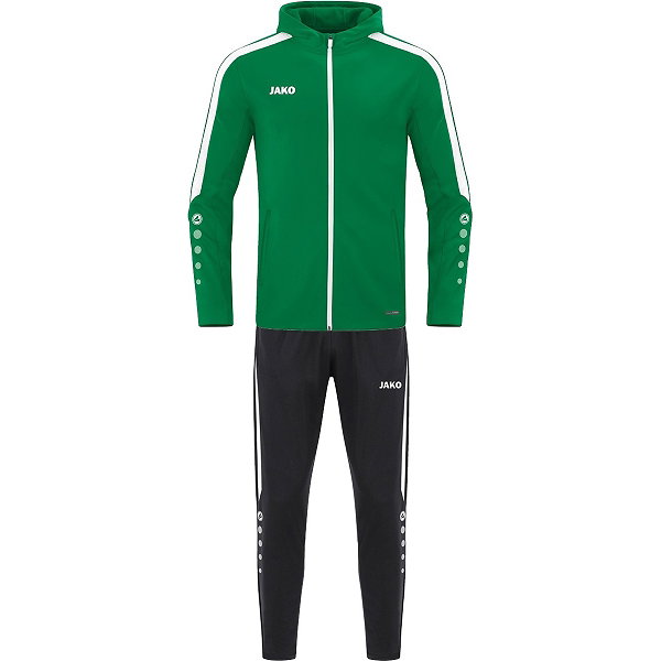 Jako Power Survêtement Polyester À Capuchon Femmes - Vert Sport