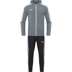 Jako Power Survêtement Polyester À Capuchon Enfants - Gris Pierre