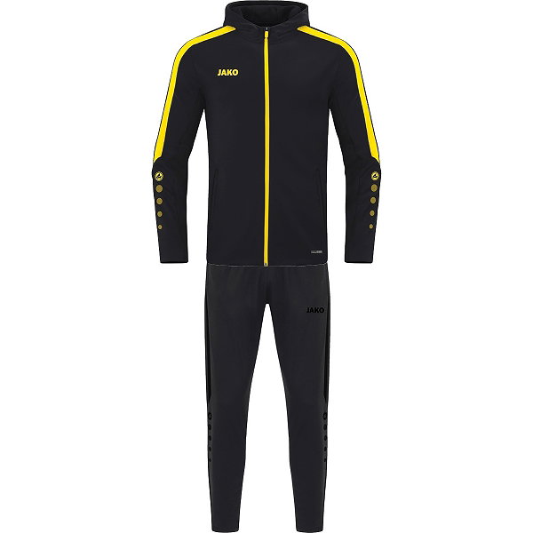 Jako Power Trainingsanzug Polyester Mit Kapuze Kinder - Schwarz / Citro