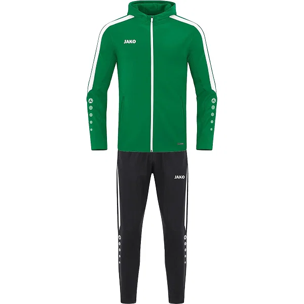 Jako Power Survêtement Polyester À Capuchon Enfants - Vert Sport