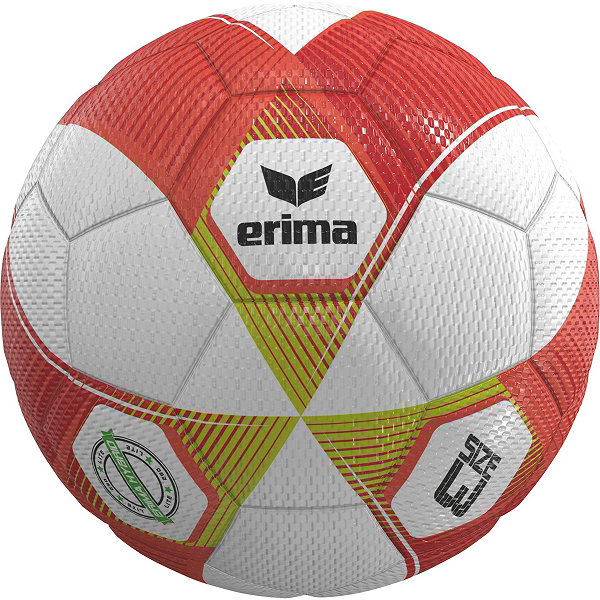 Erima Hybrid Lite 290 (Size 3) Lightbal - Coral / Lime