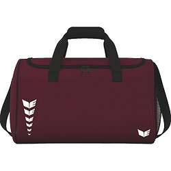 Erima Intro Line (Size Medium) Sac De Sport Avec Poches Latérales - New Bordeaux