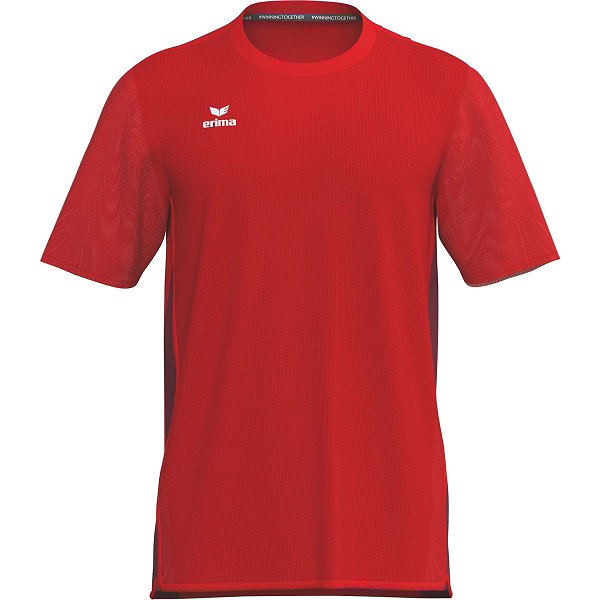 Erima T&F Wings T-Shirt Fonctionnel Hommes - Rouge / Bordeaux