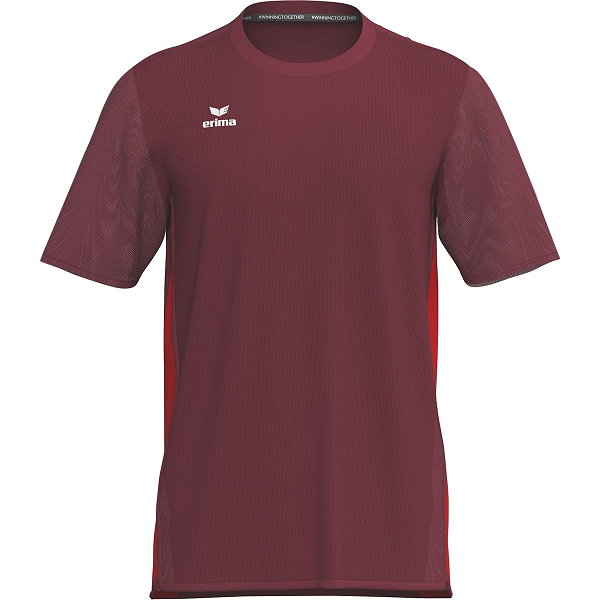 Erima T&F Wings T-Shirt Fonctionnel Hommes - Bordeaux / Rouge